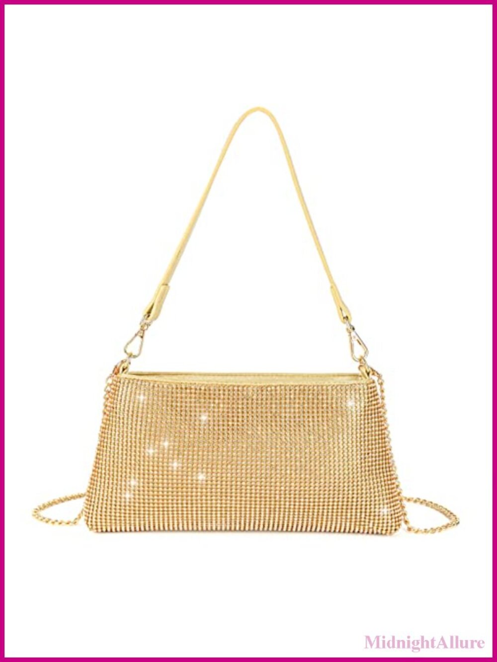 Rhinestone Evening Clutch Bag Women Bride Wedding Party Purse